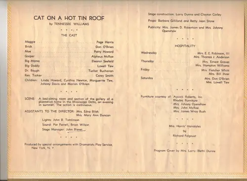 1970 Cat On A Hot Tin Roof
