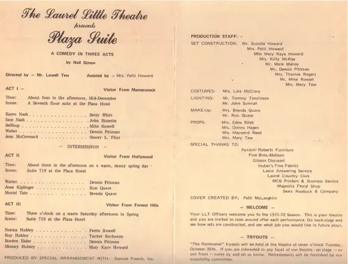 1971 Plaza Suite