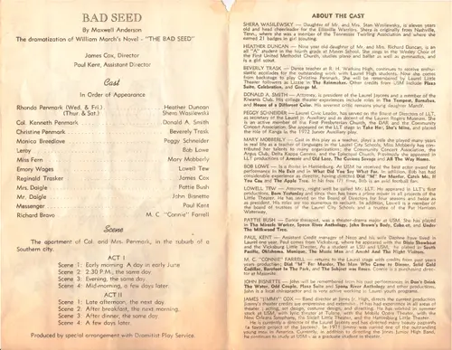 1973 The Bad Seed — photo 3