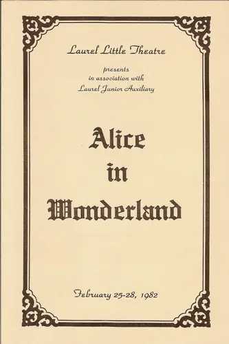 1982 Alice in Wonderland