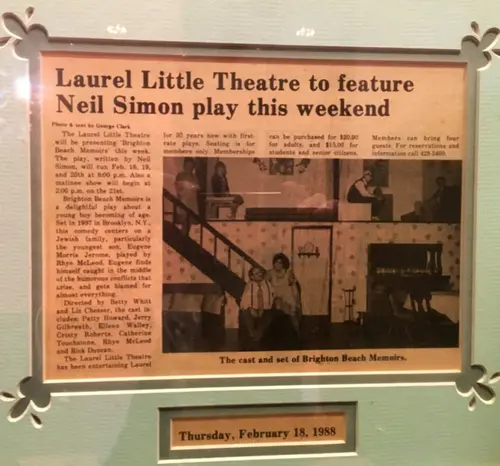 1988 Brighton Beach Memoirs